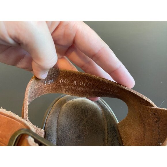 GH Bass & Co Sunjuns Brown Leather Strappy Comfort Slingback Sandals Mens 10M - Picture 9 of 13